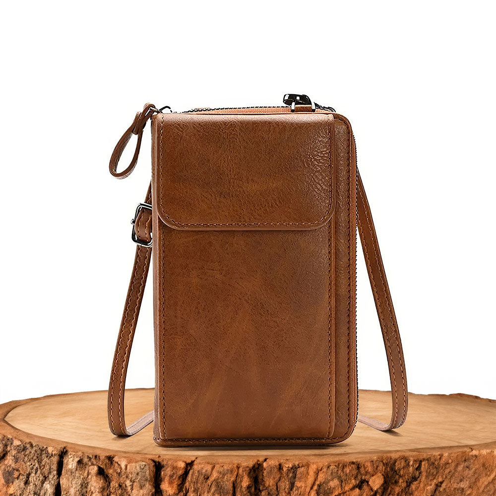 Lāsma Compact – eleganta ādas soma ar dabisku šarmu un mūžīgu skaistumu