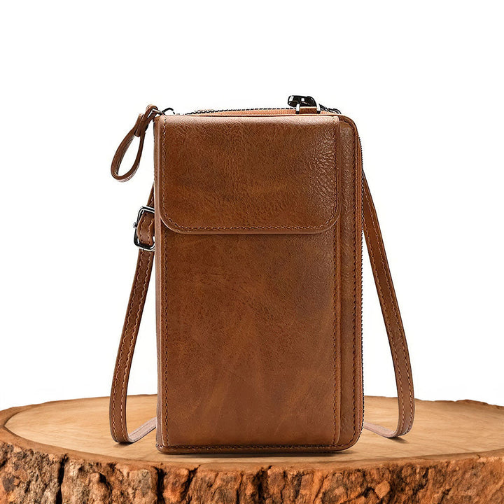 Lāsma Compact – eleganta ādas soma ar dabisku šarmu un mūžīgu skaistumu