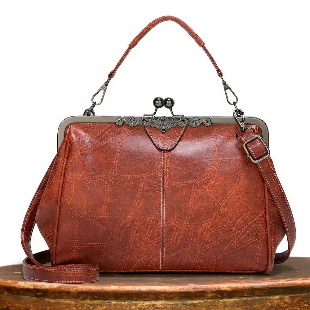 Aina Charm – vintāžas ādas soma ar mūžīgu eleganci un sievišķību