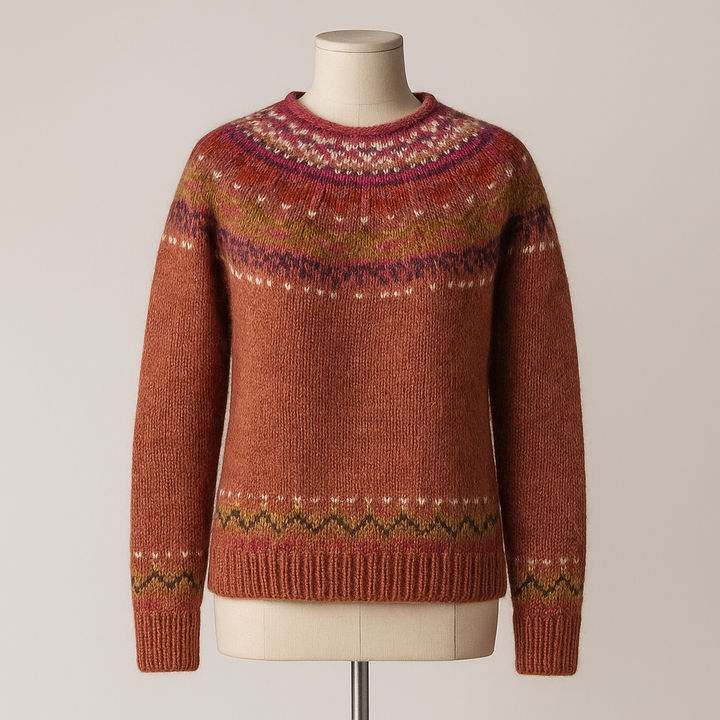 Kaevy | Elegants Vintage Islande džemperis