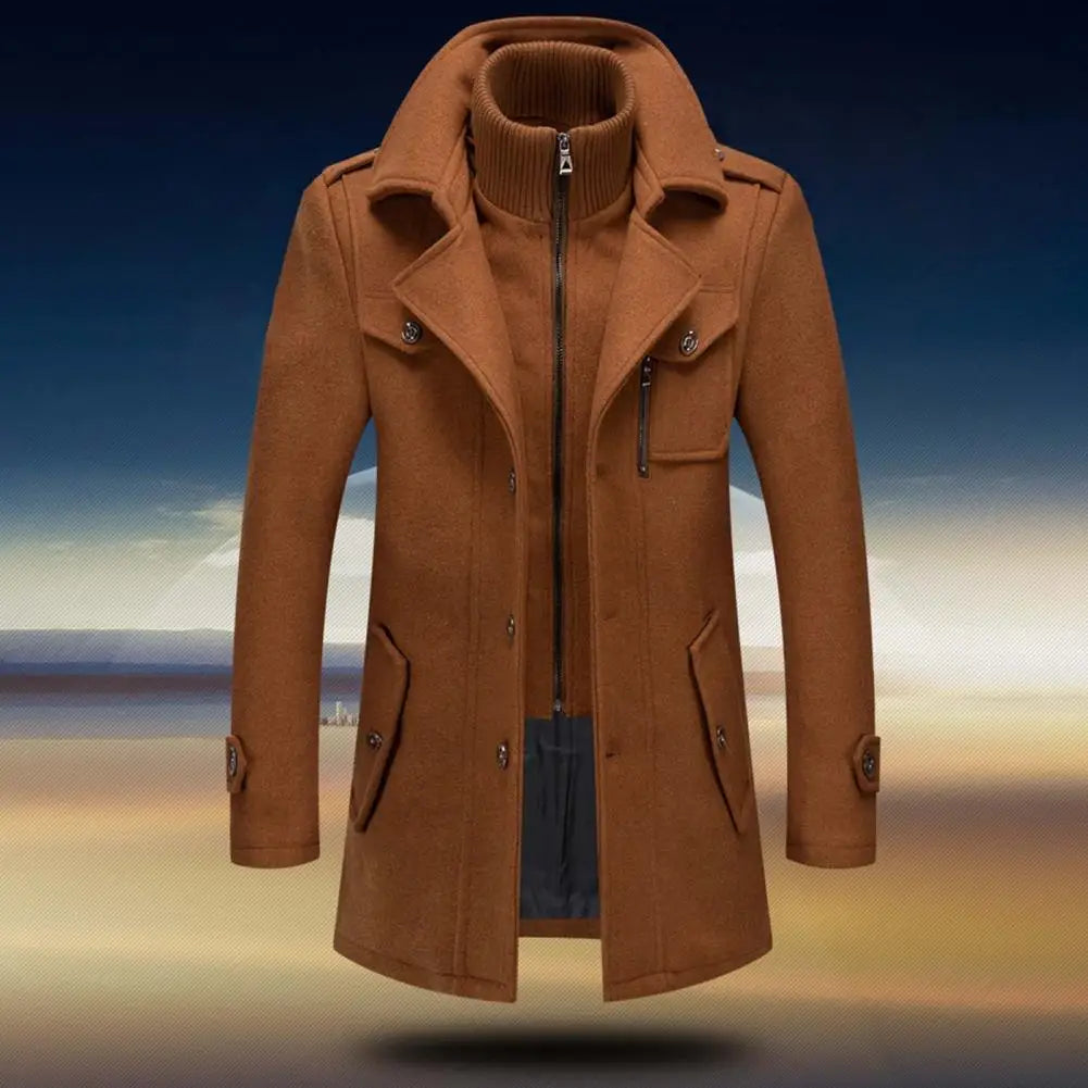 Rihards Classic Double Collar – eleganta vīriešu jaka ar dubultu apkakli 