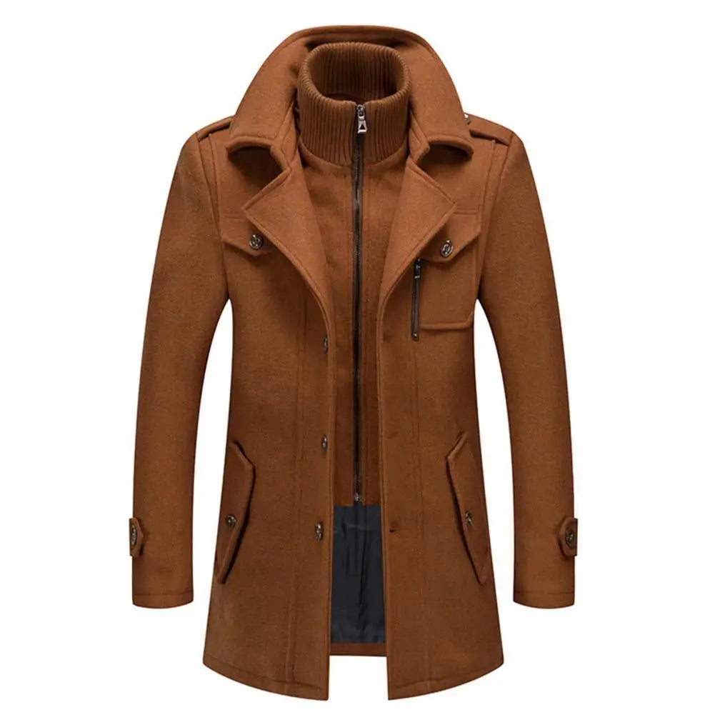 Rihards Classic Double Collar – eleganta vīriešu jaka ar dubultu apkakli 