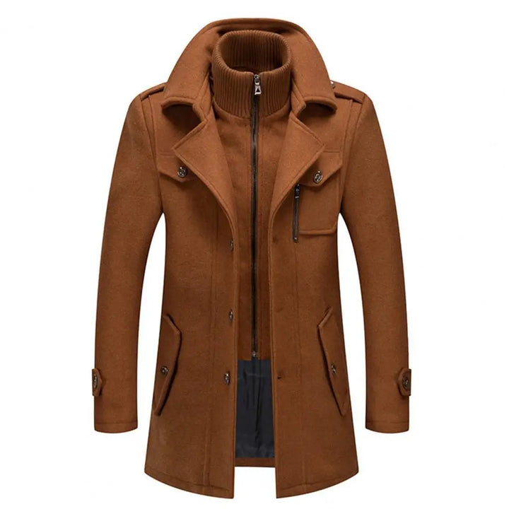 Rihards Classic Double Collar – eleganta vīriešu jaka ar dubultu apkakli 