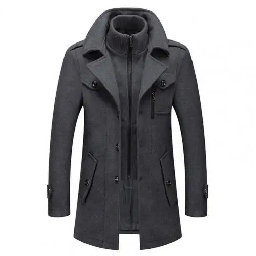 Rihards Classic Double Collar – eleganta vīriešu jaka ar dubultu apkakli 